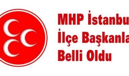 MHP İstanbul’da Yeni İlçe Başkanları Belli Oldu
