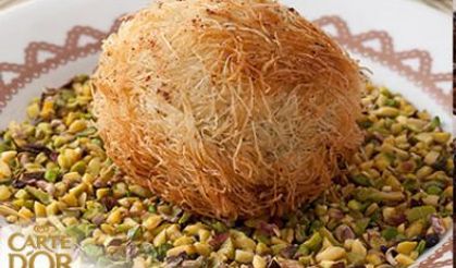 Tel kadayıfa sarılı kızarmış carte d'or
