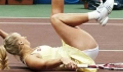 Caroline Wozniacki kortta coştu!