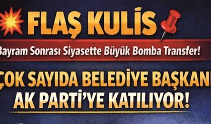 FLAŞ KULİS "Siyasette "Bayram Sonrası" Hareketlenecek