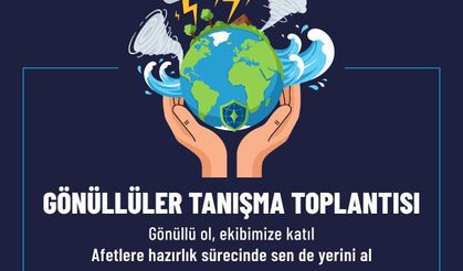 Ataşehir’de Afet Yardım Gönüllüleri Bir Araya Geliyor