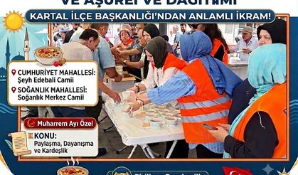 AK PARTİ KARTAL’DAN VATANDAŞLARA ANLAMLI AŞURE İKRAMI!