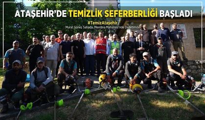 Ataşehir’de Temizlik Seferberliği