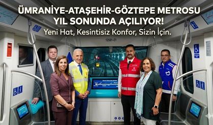 Ümraniye-Ataşehir-Göztepe Metrosu Yıl Sonunda Açılıyor!