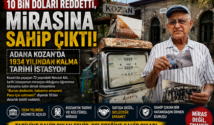 ADANA KOZAN’DA 1934 YILINDAN KALMA TARİHİ İSTASYON