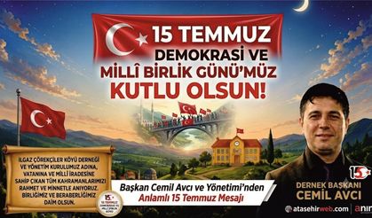 Başkan Cemil Avcı ve Yönetimi’nden Anlamlı 15 Temmuz Mesajı