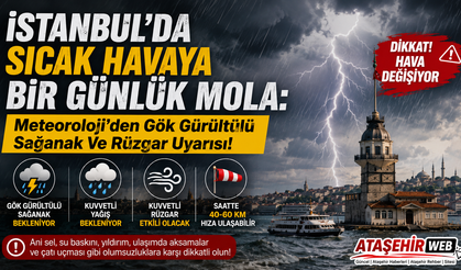 İSTANBUL’DA SICAK HAVAYA BİR GÜNLÜK MOLA