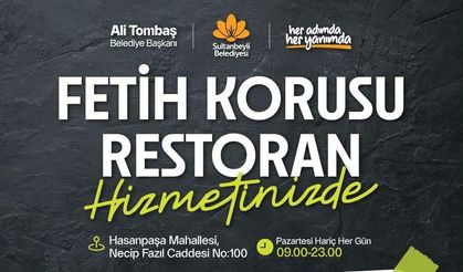 Sultanbeyli’de Fetih Korusu Restoran Hizmete Açıldı!