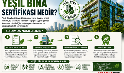 YEŞİL BİNA SERTİFİKASI NEDİR? 4 ADIMDA NASIL ALINIR?
