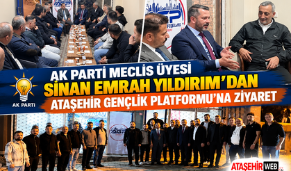 AK Parti Meclis Üyesi Sinan Emrah Yıldırım’dan Ataşehir Gençlik Platformu’na Ziyaret