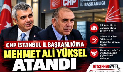 CHP İstanbul İl Başkanlığına Mehmet Ali Yüksel Atandı