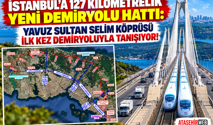 İstanbul’a 127 Kilometrelik Yeni Demiryolu Hattı