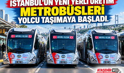 İstanbul’da Ulaşımda Yeni Dönem: Yerli Üretim Dev Metrobüsler Yollara Çıktı!