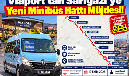 Viaport’tan Sarıgazi’ye Yeni Minibüs Hattı Müjdesi