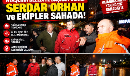 Ataşehir Belediye Başkan Vekili Serdar Orhan ve Ekipler Sahada!