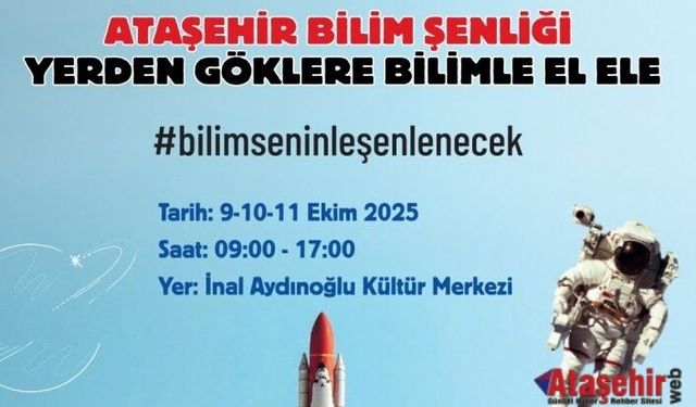 ATAŞEHİR BİLİM ŞENLİĞİ BAŞLIYOR