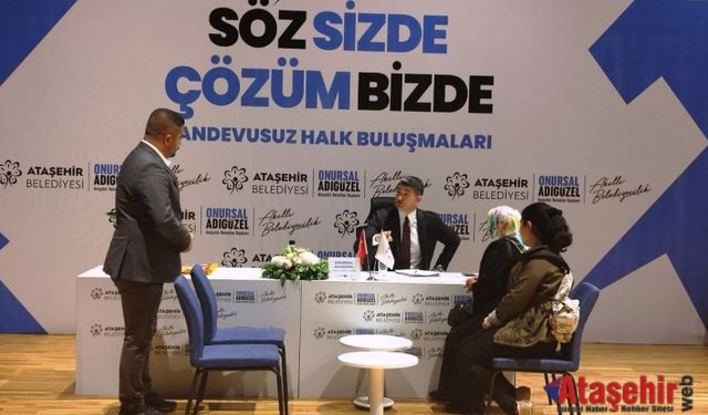 Ataşehir'de Randevusuz Halk Buluşmaları’nın 5’incisi İçerenköy’de Gerçekleşti