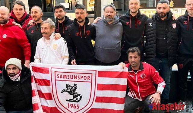 Samsunspor taraftarları İzlanda’da futbolcularla buluşarak büyük coşku yaşadı.