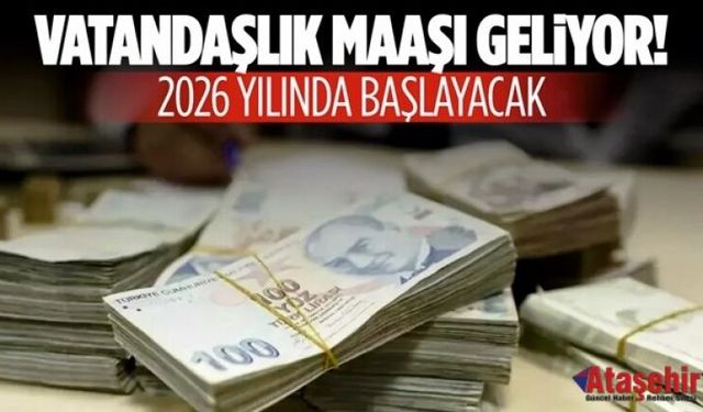 Vatandaşlık Maaşı Yeni Yılda Hayata Geçiyor