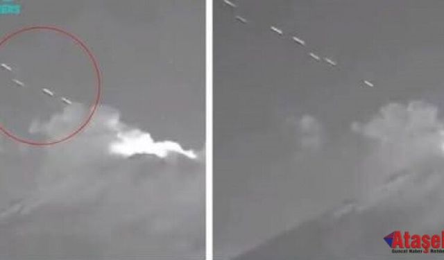 Volkanın Ağzından Fışkıran UFO’lar: Gizemli Portal Şaşkınlık Yarattı