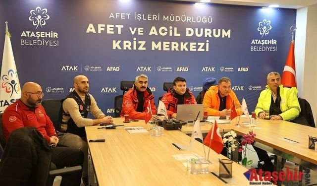 ATAŞEHİR’İN BEYAZ TİMİ GÖREV BAŞINDA