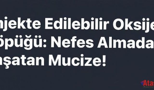 “Hayat İğnesi” Yolda!