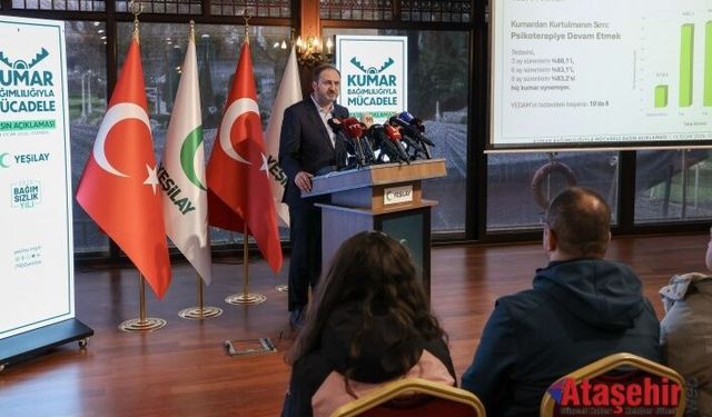 KUMAR BAĞIMLILIĞINDA ÇÖZÜMÜN ADRESİ YEŞİLAY