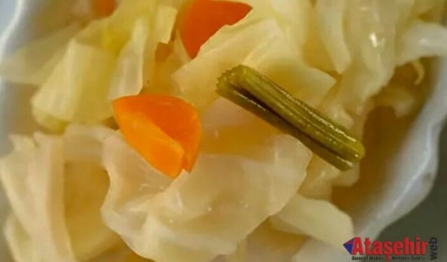 Lahana turşusu tok tutuyor!