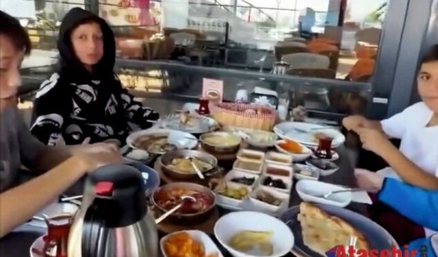 Trabzon’da Miniklerden Kahvaltı, Esnaftan Büyük Jest