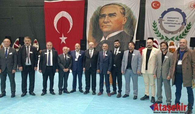 Ümraniye Esnaf Sanatkârlar Odası 16. Seçimli Genel Kurulunda Mehmet Özdil ile Yola Devam Kararı