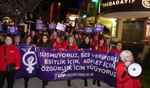 Ataşehir’de Kadınlar Karanlığı Aydınlattı: "Susmuyoruz, Ses Veriyoruz!"