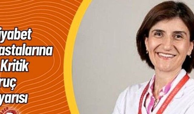 DİYABET HASTALARINA 5 KRİTİK ORUÇ UYARISI