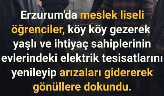 Karaçoban’ın Gençlerinden Gönülleri Aydınlatan Proje: "Bir Işık da Sen Yak"