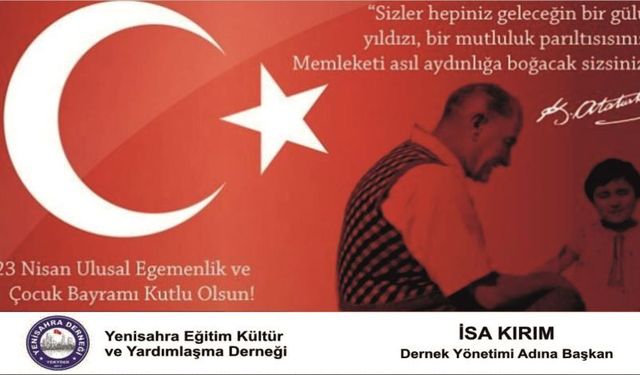 Başkan İsa Kırım’dan 23 Nisan Mesajı