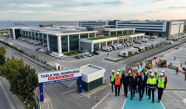 Tuzla Hal Kompleksi Yıl Sonunda Açılıyor
