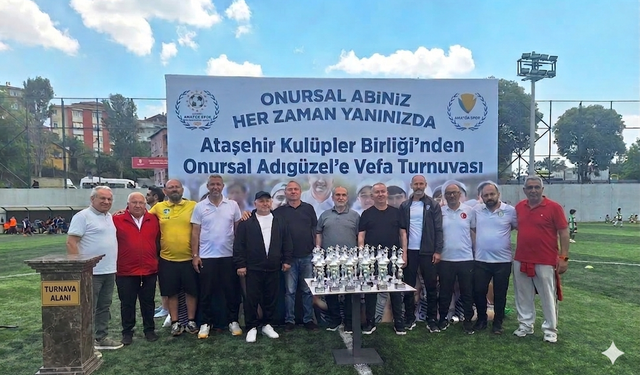 ATAŞEHİR’DE BÜYÜK VEFA: U11 TURNUVASI ONURSAL ADIGÜZEL ADINA DÜZENLENDİ
