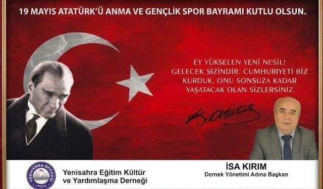 İsa Kırım’dan 19 Mayıs Kutlama Mesajı: