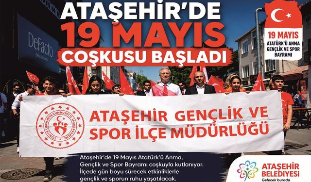Ataşehir’de 107. Yıl Gururu: Prestij Caddesi Kırmızı-Beyaza Büründü!