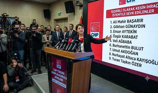 CHP'de 9 İsim "Kesin İhraç" İstemiyle Yüksek Disiplin Kurulu'na Sevk Edildi