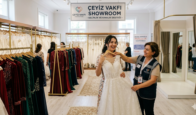 Çeyiz Vakfı’ndan Gelinlik ve Kınalık Desteği!