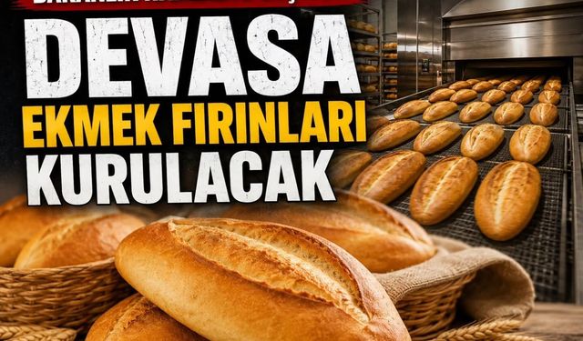 Ticaret Bakanlığı Kitlesel Üretim Yapan Devasa Fırınlar Kuruluyor!