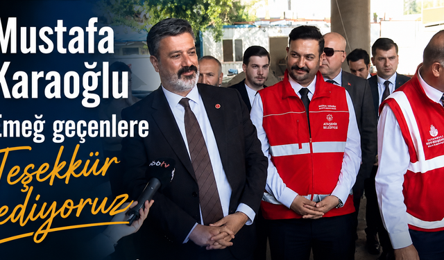 MUSTAFA KARAOĞLU’NDAN İÇERENKÖY SPOR KOMPLEKSİ İÇİN EMEĞİ GEÇENLERE TEŞEKKÜR