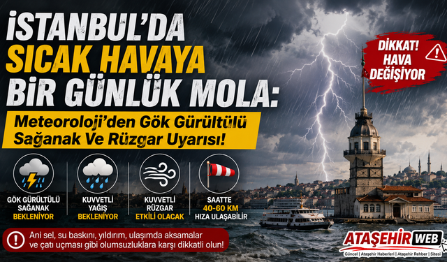 İSTANBUL’DA SICAK HAVAYA BİR GÜNLÜK MOLA