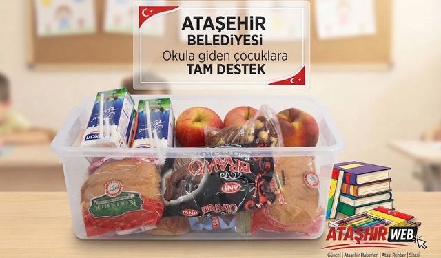Ataşehir Belediyesi’nden Okula giden çocuklara Tam Destek