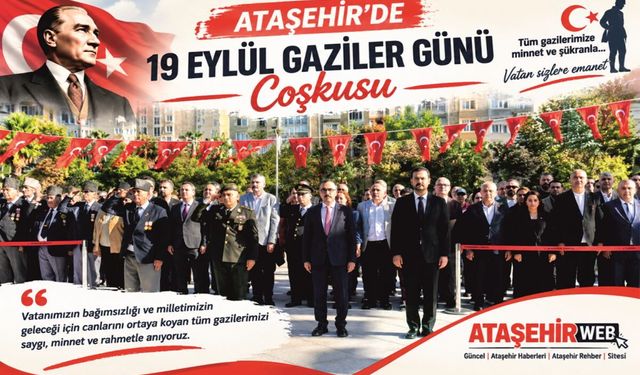 Ataşehir’de 19 Eylül Gaziler Günü Coşkusu