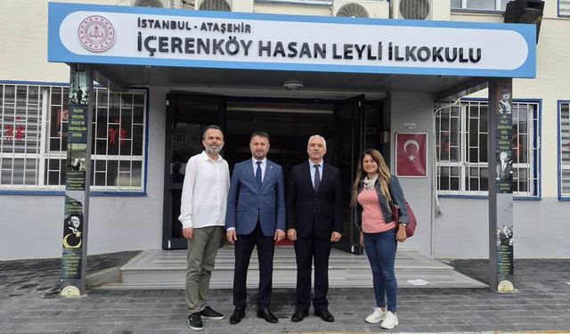 Sinan İsabetli’den Hasanleyli İlkokulu’na Anlamlı Ziyaret