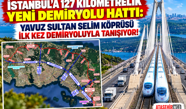İstanbul’a 127 Kilometrelik Yeni Demiryolu Hattı