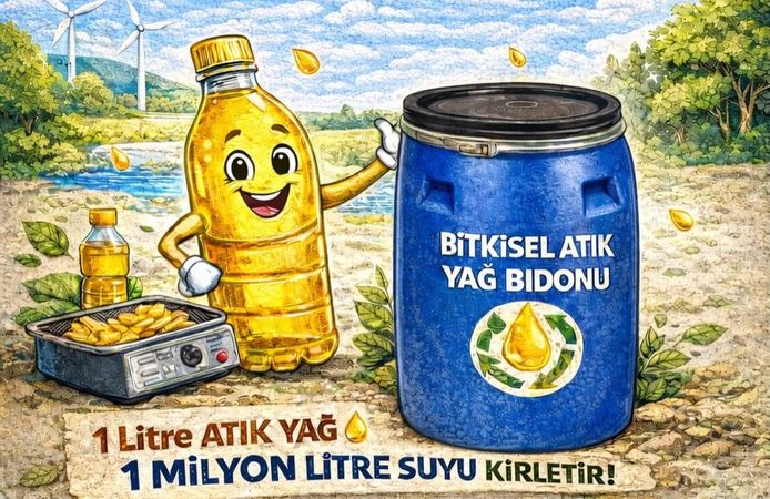 Geleceği Kirletmeyelim: Bitkisel Atık Yağlar Çöp Değildir!