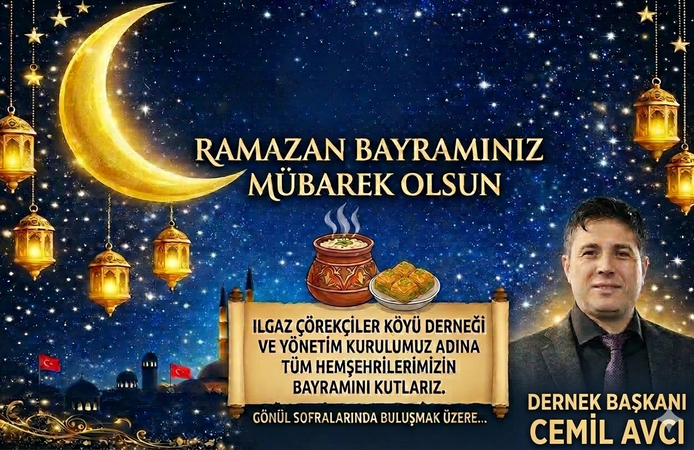 Çörekçiler Köyü Derneği’nden Ramazan Bayramı Mesajı
