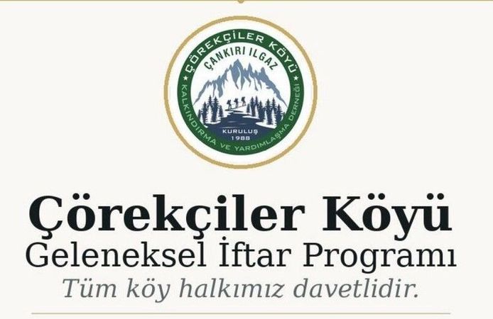 Çörekçiler Köyü İftar Sofrasında Buluşuyor!